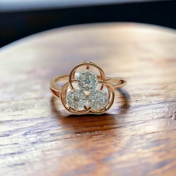 Stunning 18KT Yellow Gold Diamond Ring For Engagement - 18 Solitaire